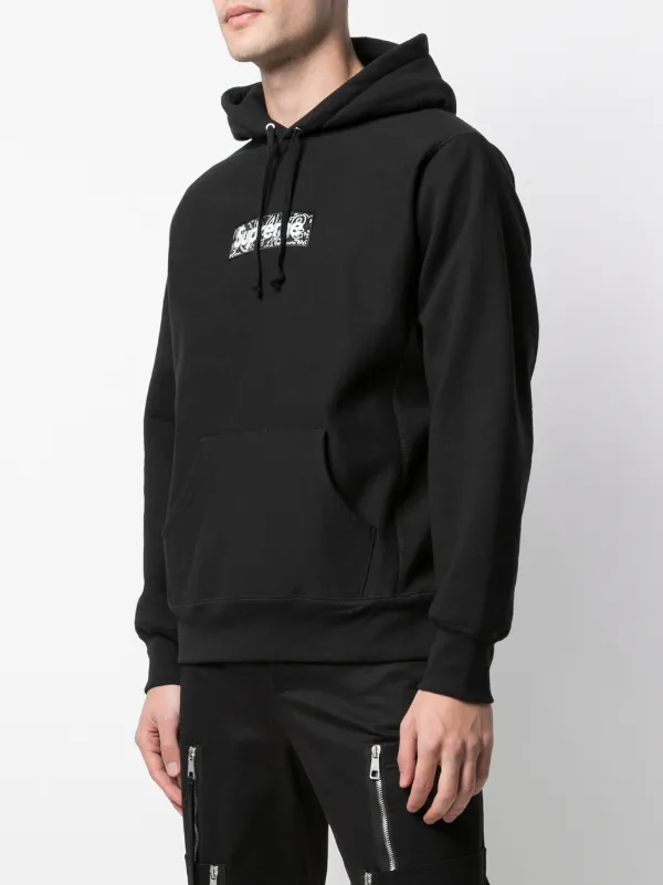 Supreme Bandana Box Logo Hoodie 黒ブラックblack