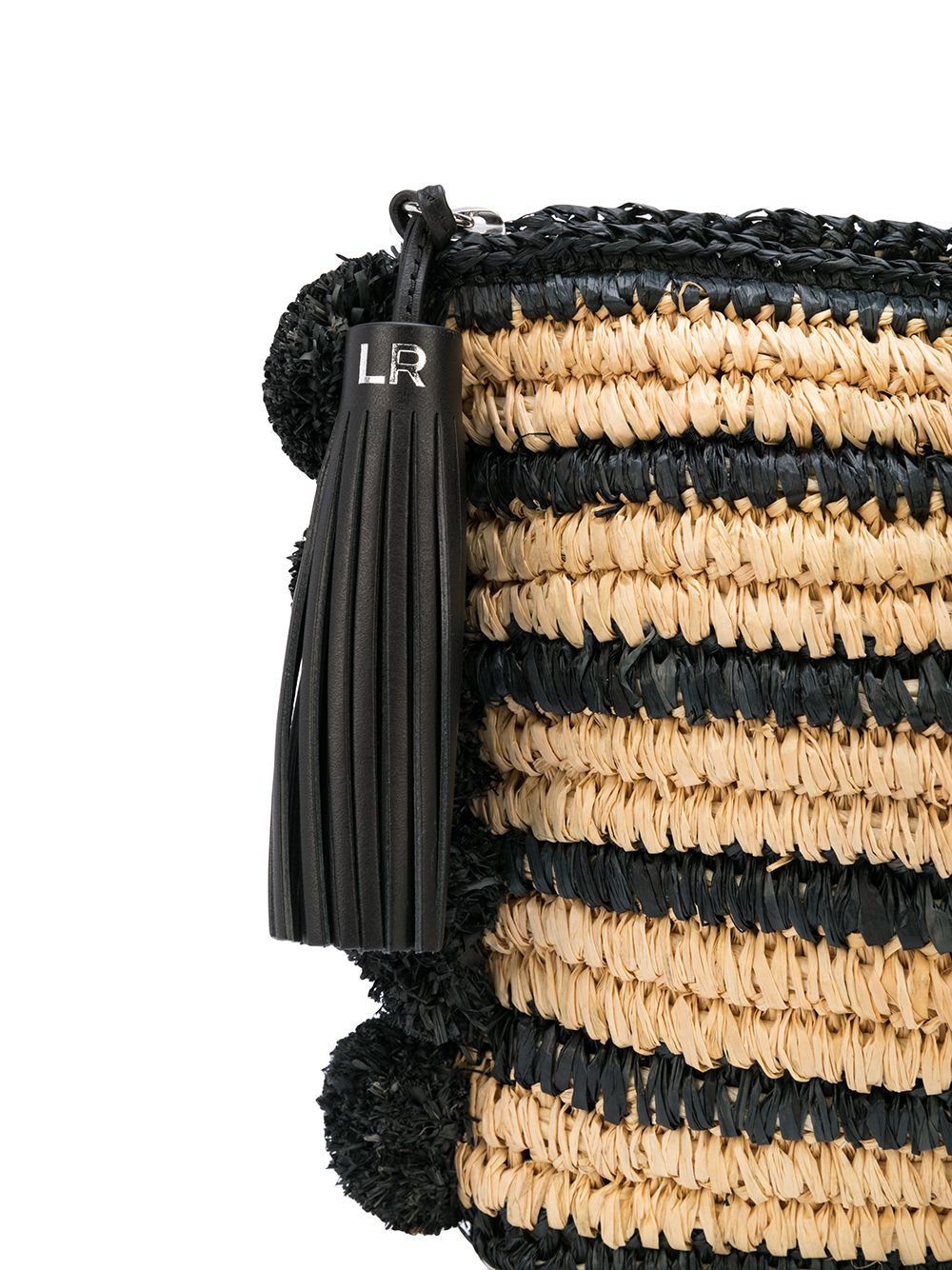 фото Loeffler randall randall striped clutch bag