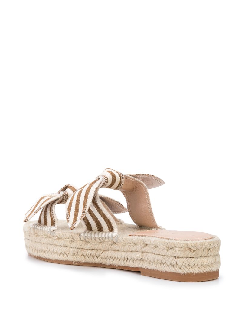 Shop Loeffler Randall Daisy Platform Sandals In Neutrals