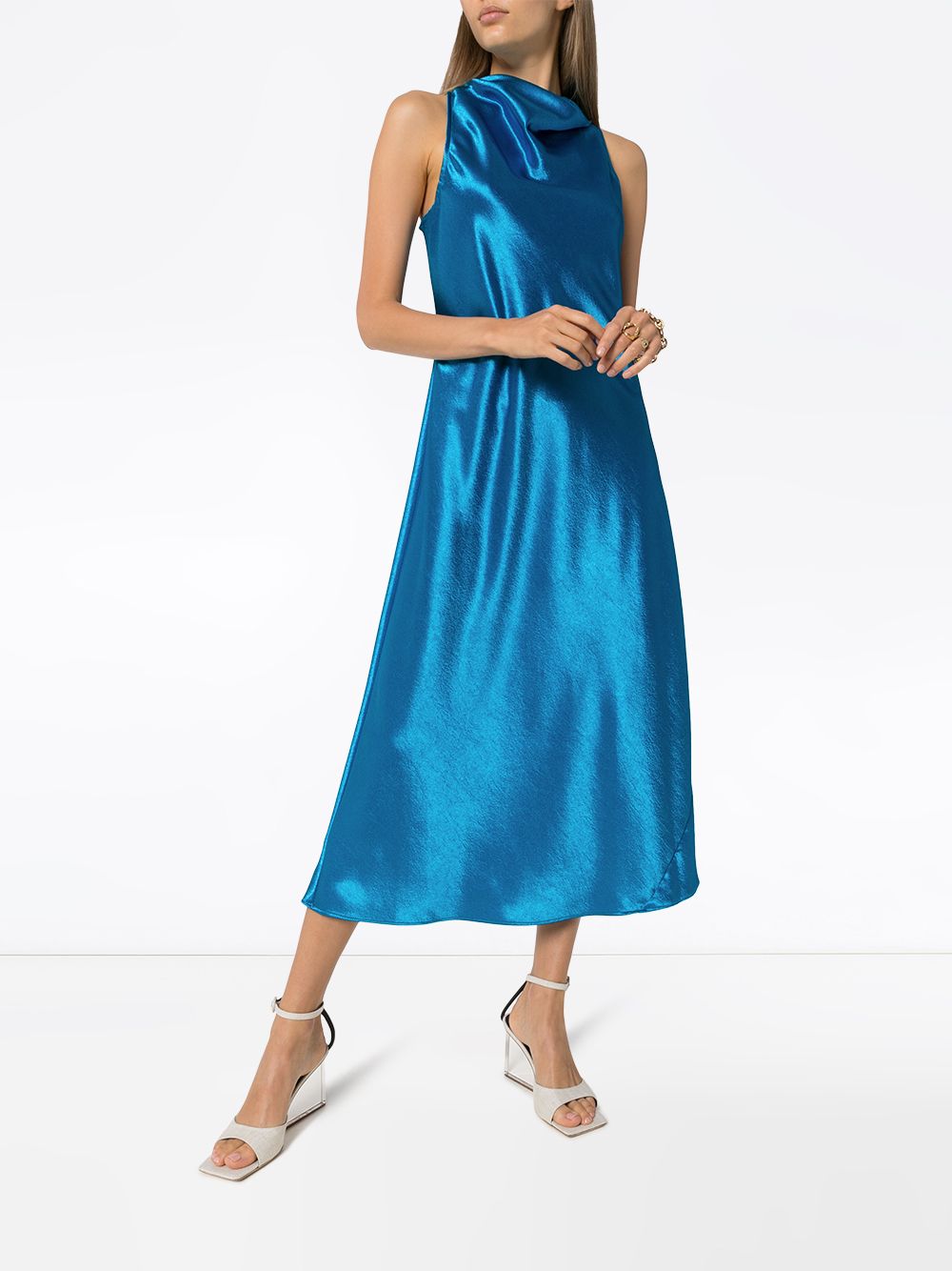 Sies Marjan Andy cowl-neck Midi Dress - Farfetch