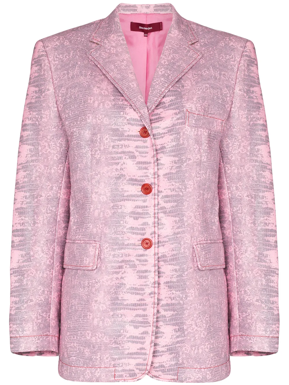 SIES MARJAN LIZARD-EFFECT JACKET