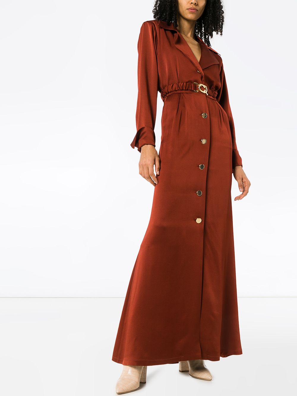 фото Dodo bar or belted button-up maxi dress