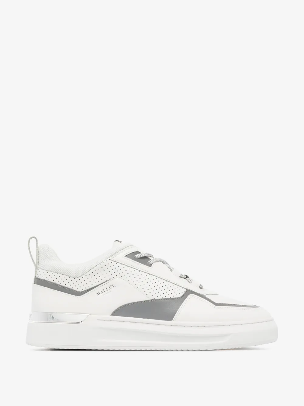 MALLET FOOTWEAR WHITE NORTH ONE LEATHER LOW TOP trainers,TE1075WHT14880737