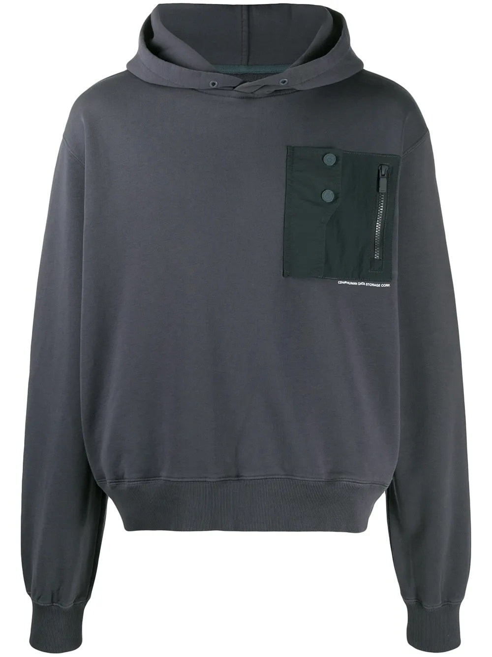 C2h4 'post Human Era' Kapuzenpullover In Grey