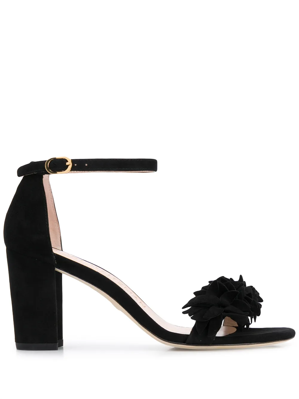 STUART WEITZMAN NEARLY NUDE EMBELLISHED SANDALS