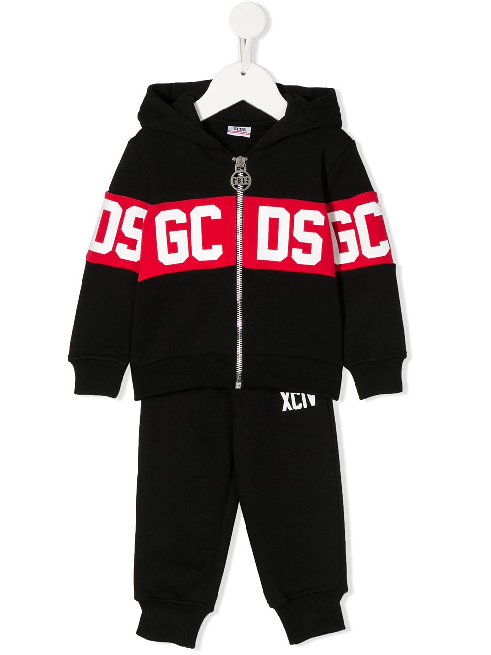 Gcds Babies' Logo Print Tracksuit Set In Black