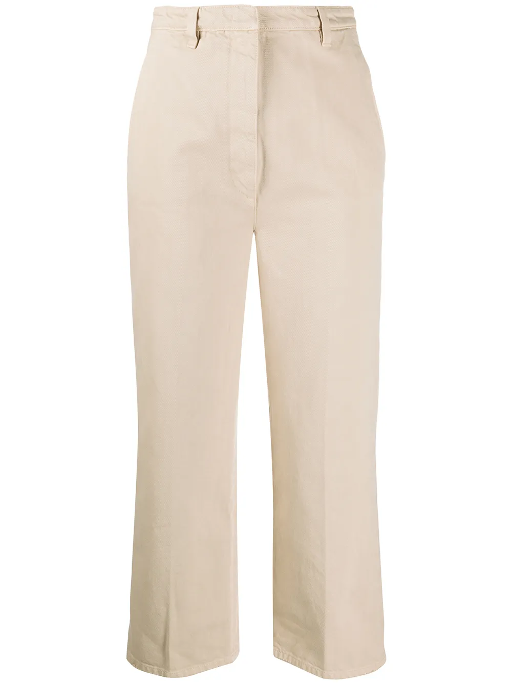 pantalon droit crop