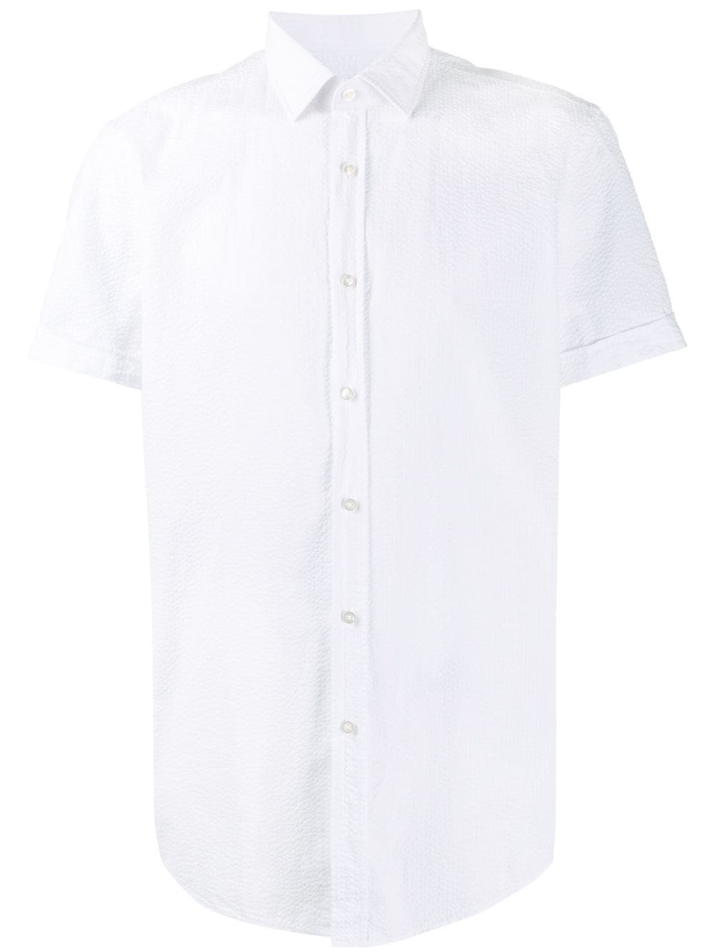 Hugo Boss Textured Shirt In White