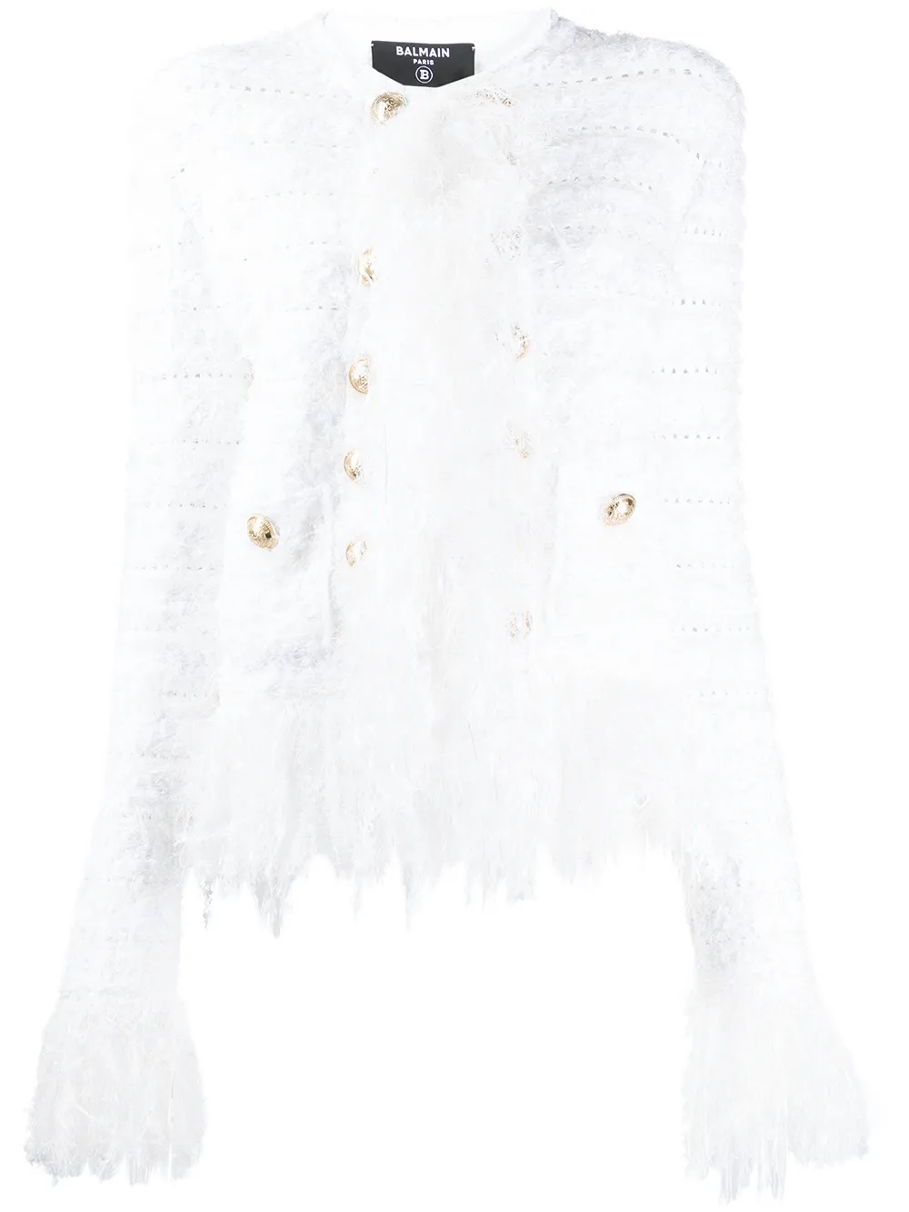 Balmain Tweed-Jacke Mit Fransen p1Hvi aU2D6 Balmain Tweed-Jacke Mit Fransen p1Hvi aU2D6