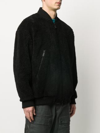 faux-shearling bomber jacket展示图