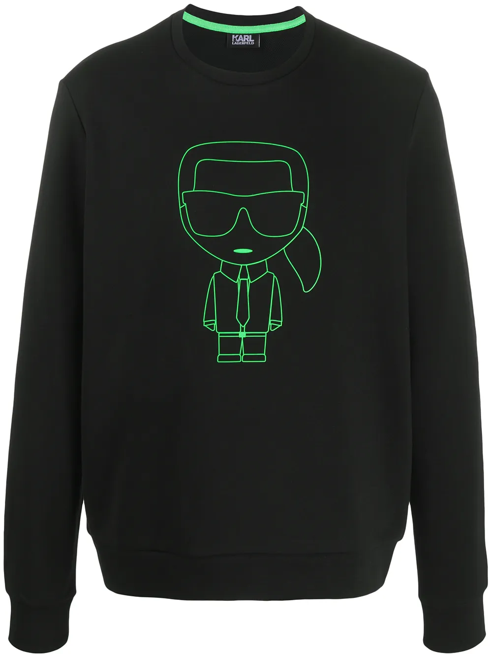 

Karl Lagerfeld Ikonik print sweatshirt - Negro
