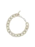 Parts of Four small links chain bracelet - Grey