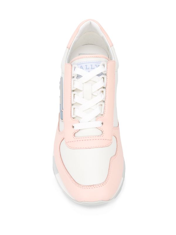 pink bally sneakers