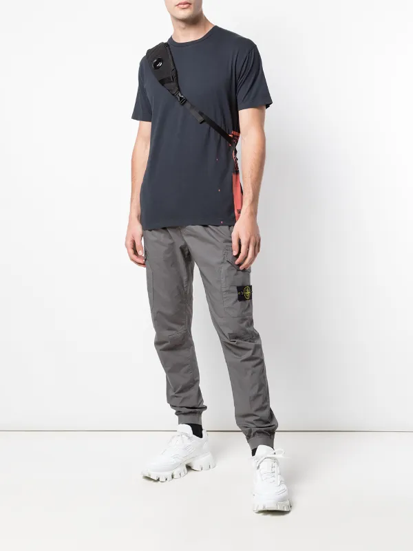 stone island cargo shorts grey