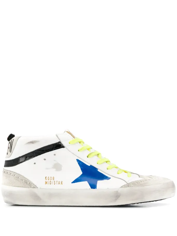 golden goose mid rise sneakers