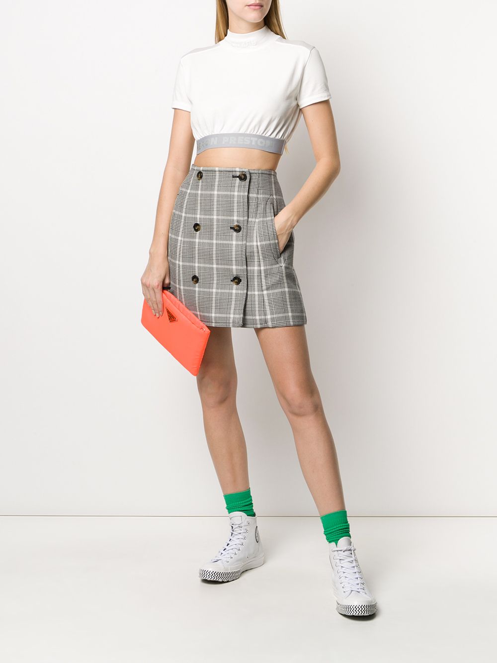 фото Heron preston high-neck crop top