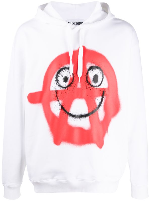 graffiti print hoodie