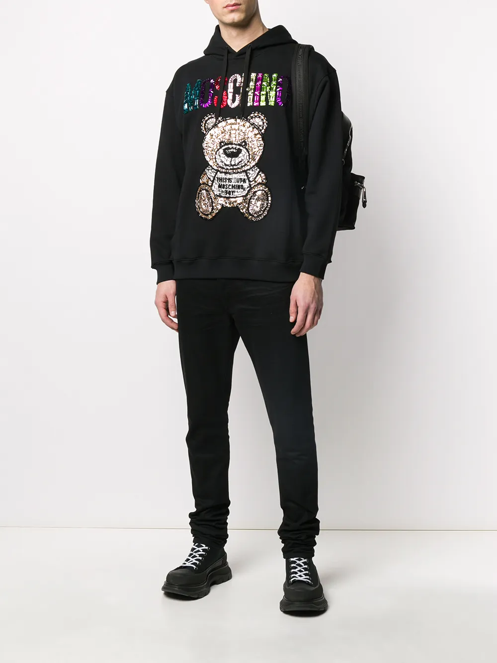 фото Moschino декорированное худи