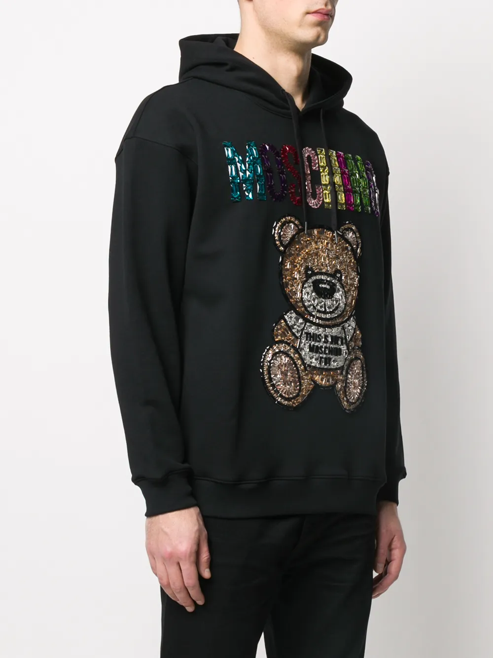 фото Moschino декорированное худи