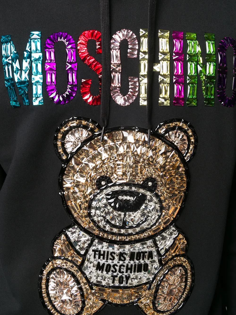 фото Moschino декорированное худи