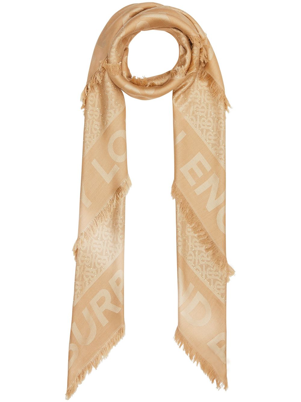 embellished scarf