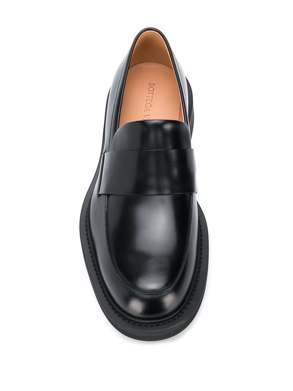 фото Bottega veneta almond toe loafers