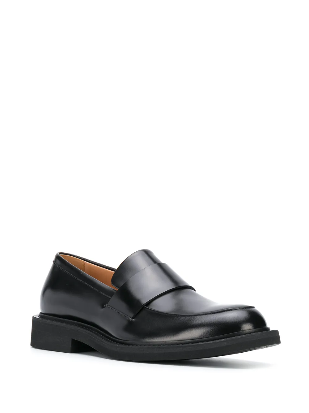 фото Bottega veneta almond toe loafers