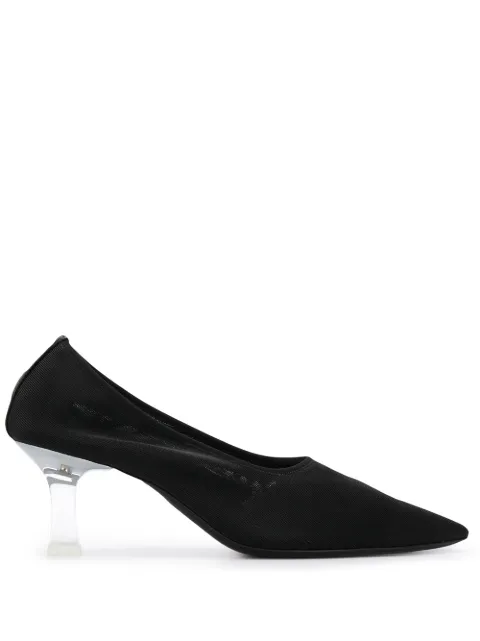 THE ROW SOCK MID-HEEL PUMPS