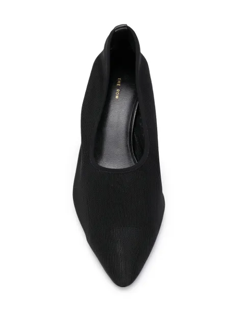 THE ROW SOCK MID-HEEL PUMPS
