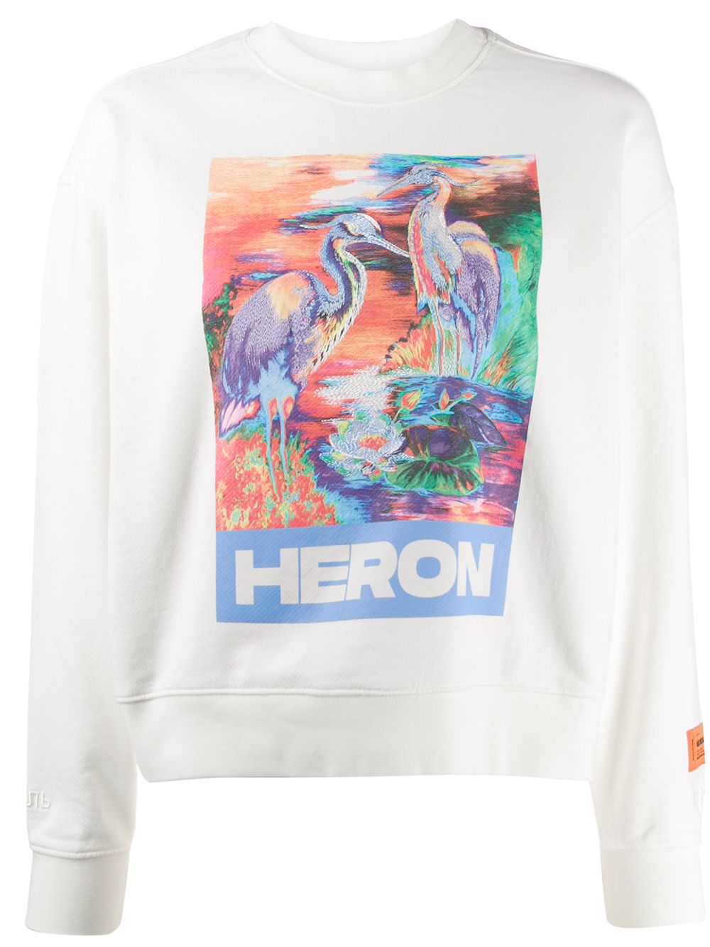 фото Heron preston толстовка с принтом heron