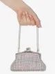 Black & Brown Emma crystal clutch bag