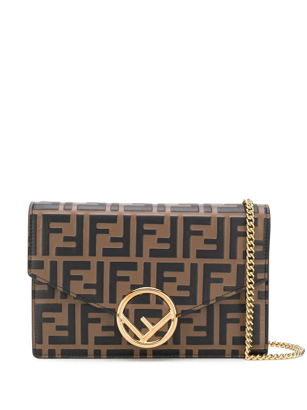 FENDI ZUCCA PATTERN CROSSBODY BAG