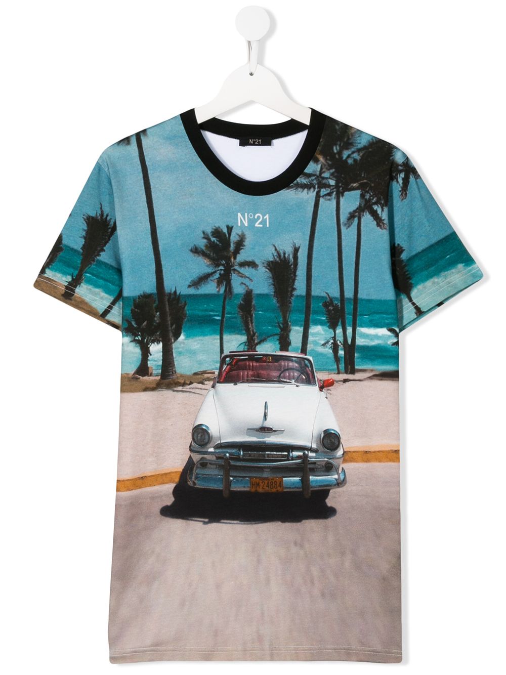 фото Nº21 kids car print t-shirt