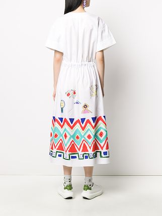 geometric print dress展示图