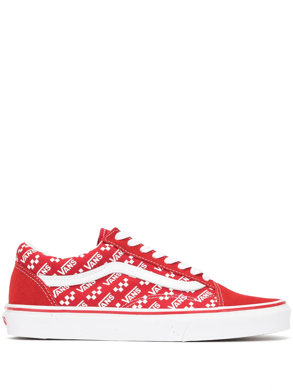 vans old skool logo print