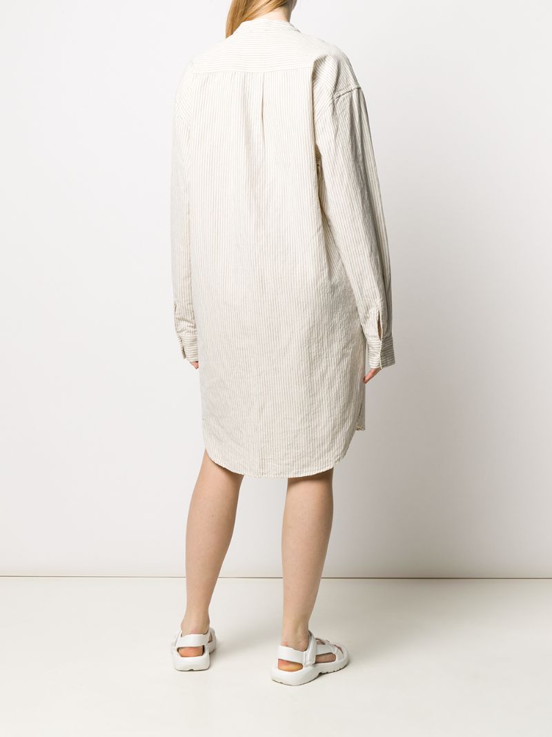 Shop Ymc You Must Create Shirt Dress In Neutrals