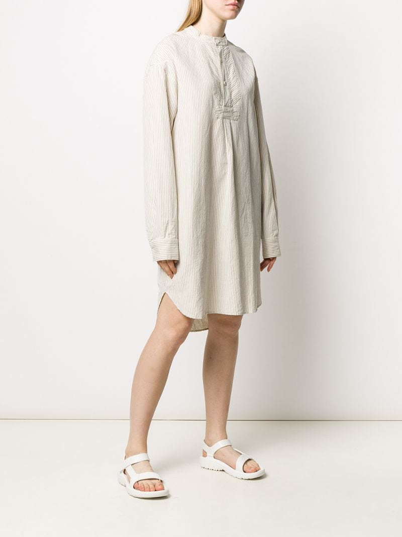 Shop Ymc You Must Create Shirt Dress In Neutrals