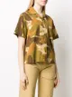 YMC camisa con estampado de pinceladas
