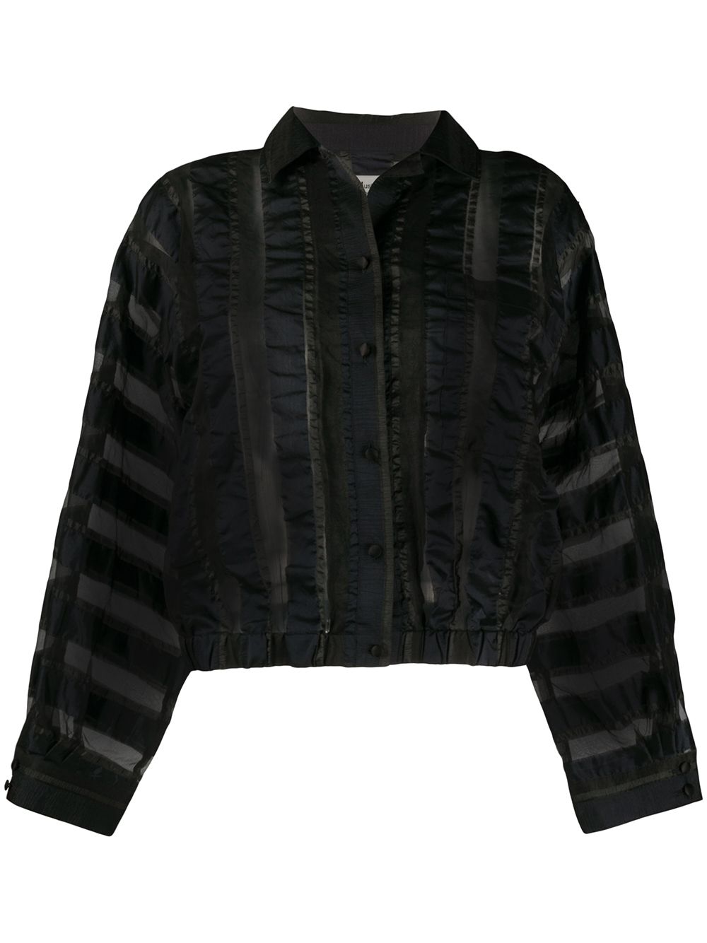 Ymc You Must Create Striped Blouse In Black