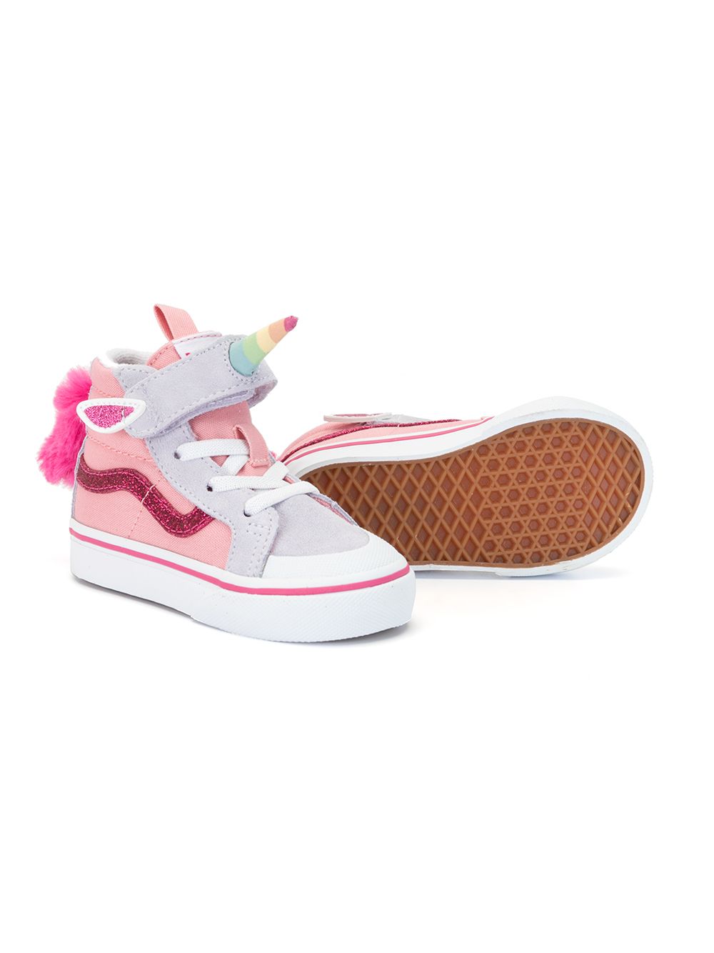 фото Vans kids высокие кеды unicorn sk8 reissue