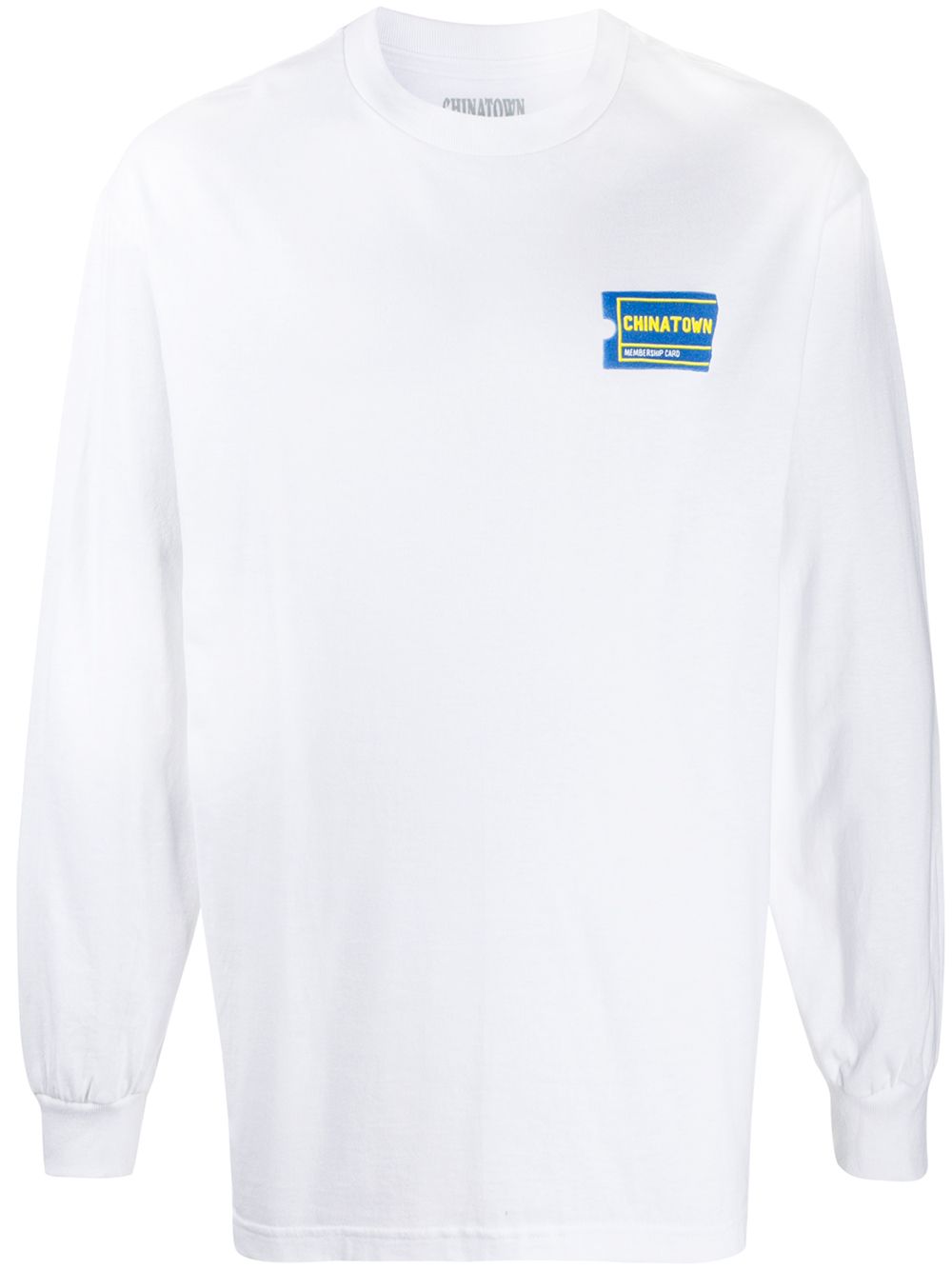 фото Chinatown market printed logo long-sleeve t-shirt