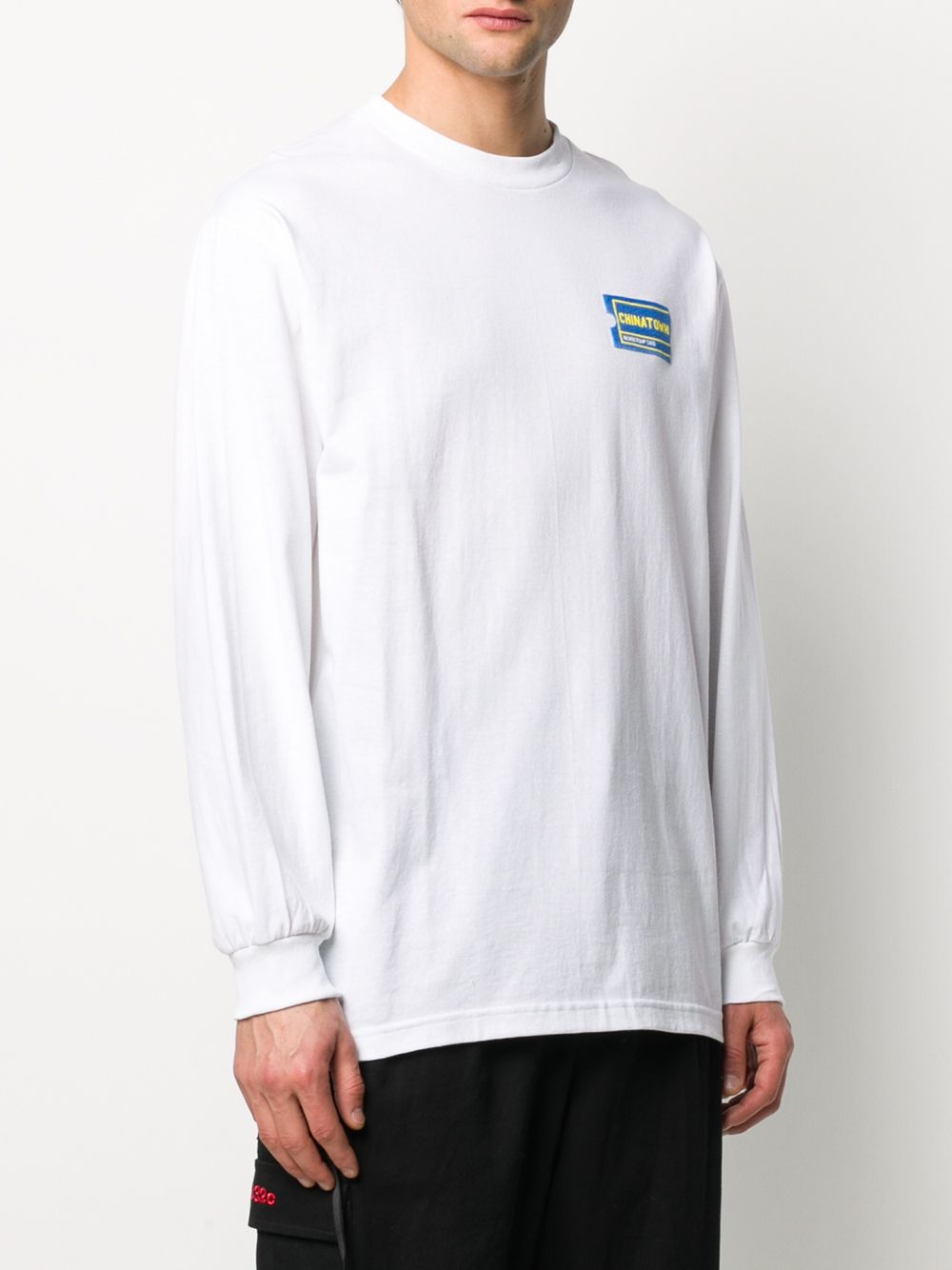 фото Chinatown market printed logo long-sleeve t-shirt