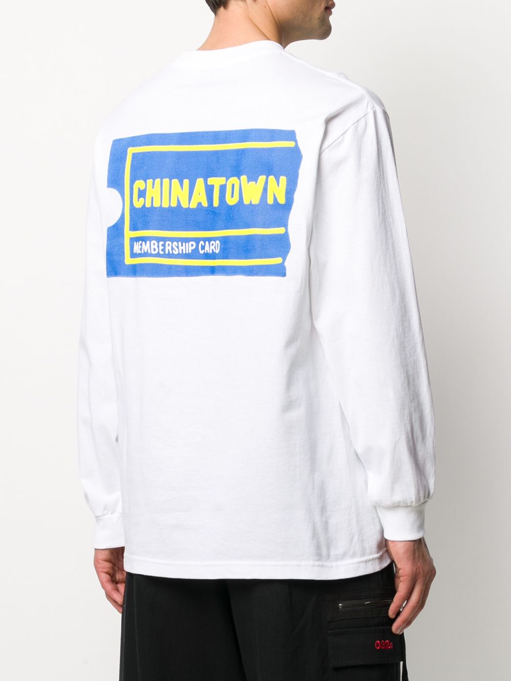 фото Chinatown market printed logo long-sleeve t-shirt