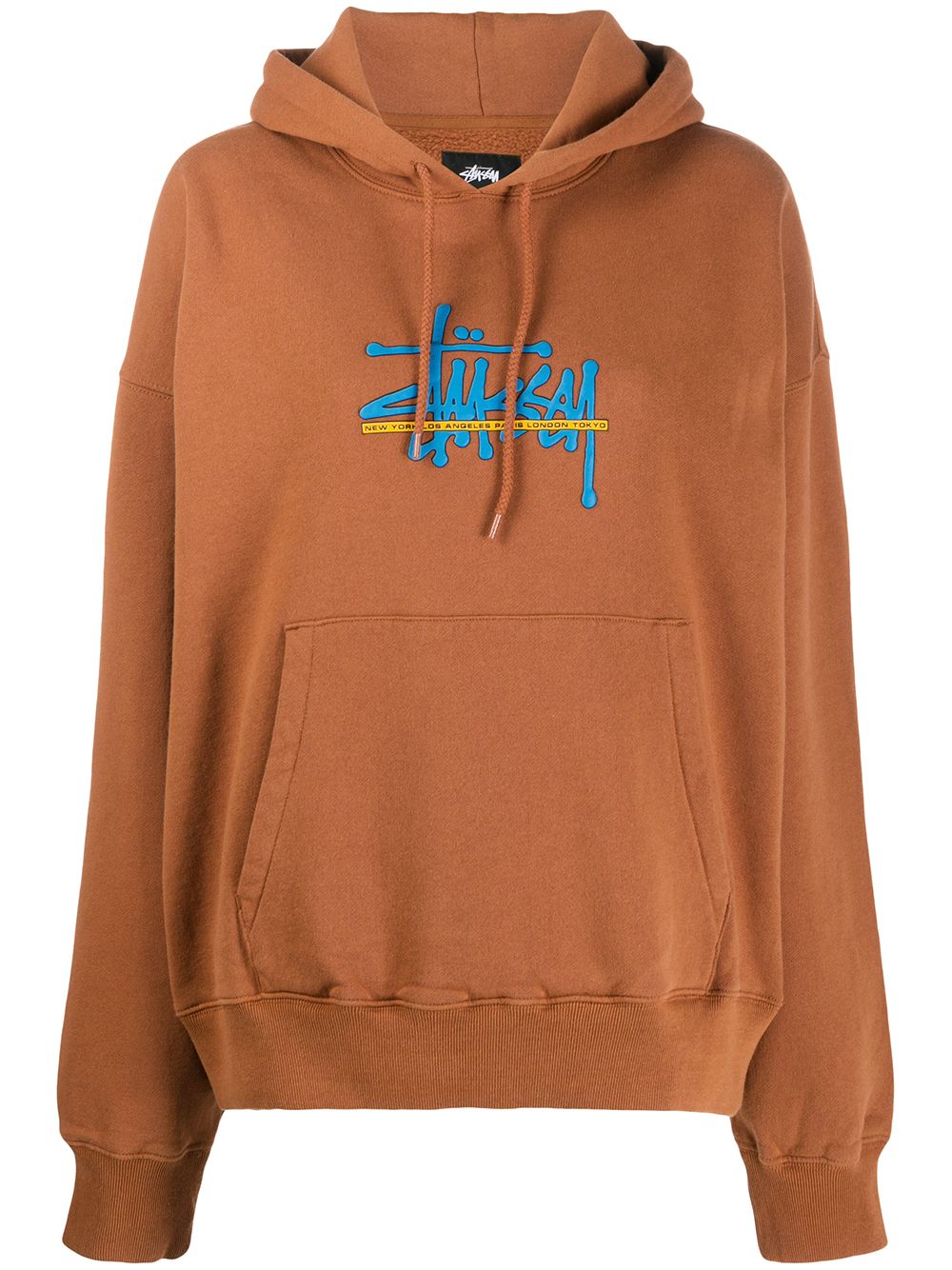 фото Stussy oversized logo print hoodie