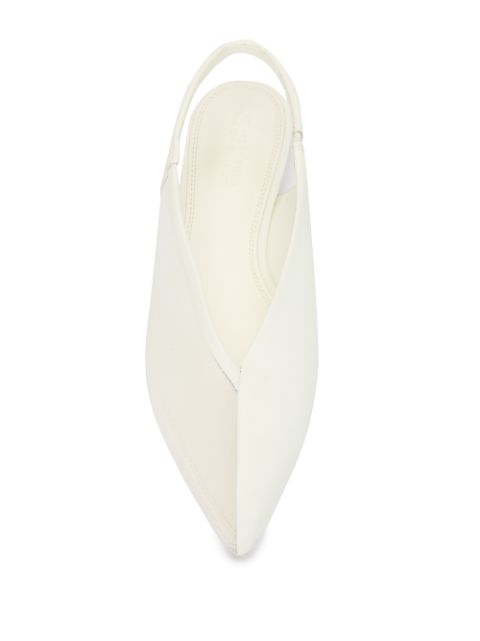 Shop Mercedes Castillo Tabina Flat Slingback Pumps In White