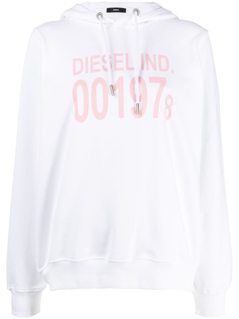 DIESEL LOOSE-FIT LOGO HOODIE