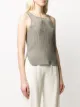 The Row Geripptes Top im Metallic-Look