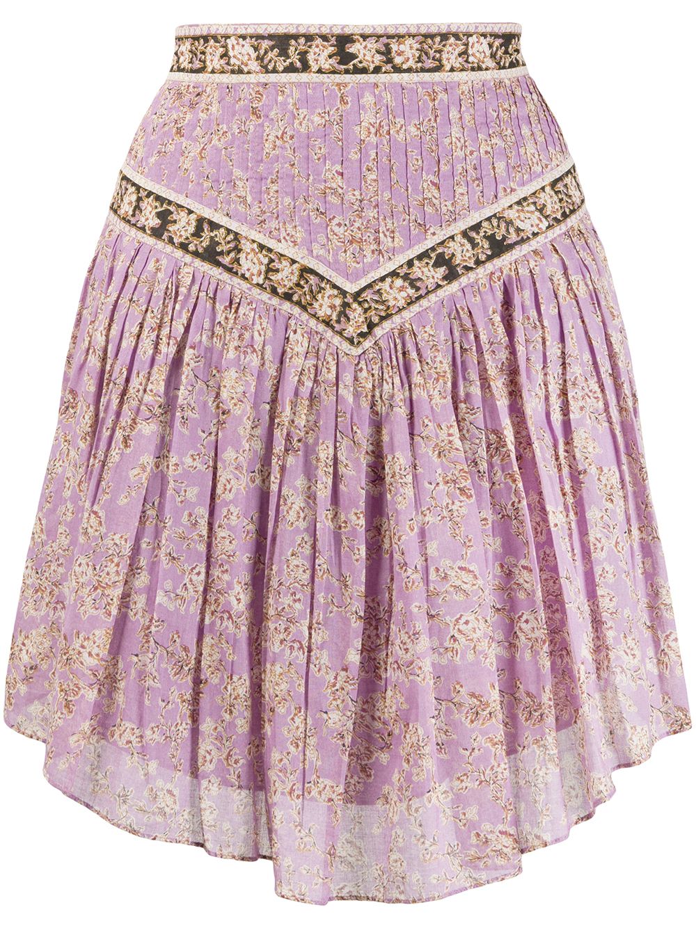 фото Isabel marant étoile юбка valerie с цветочным принтом