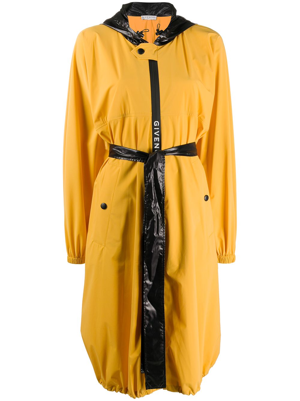 Givenchy hooded belted raincoat 