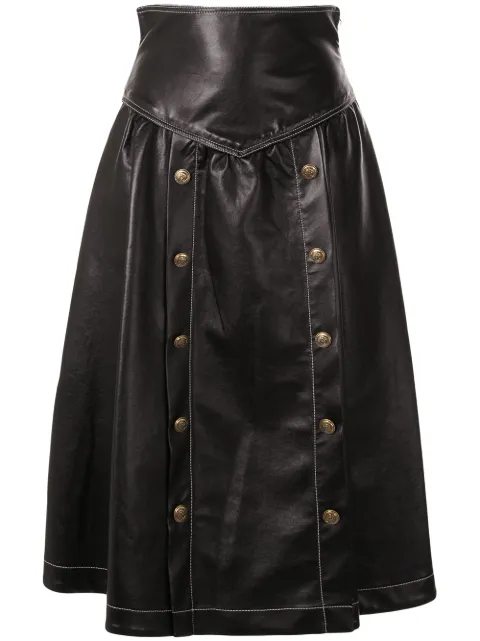 Philosophy Di Lorenzo Serafini panelled flared skirt 
